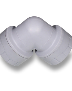 Squeeze fitting PB 22x22mm (elbow 90deg)